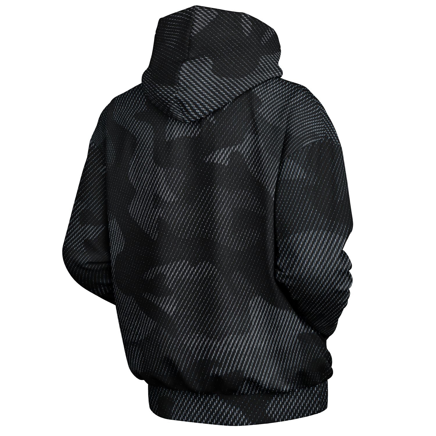 Black Oversized Hoodie | Camouflage Uniform Cloth Pattern | Camo Colors
