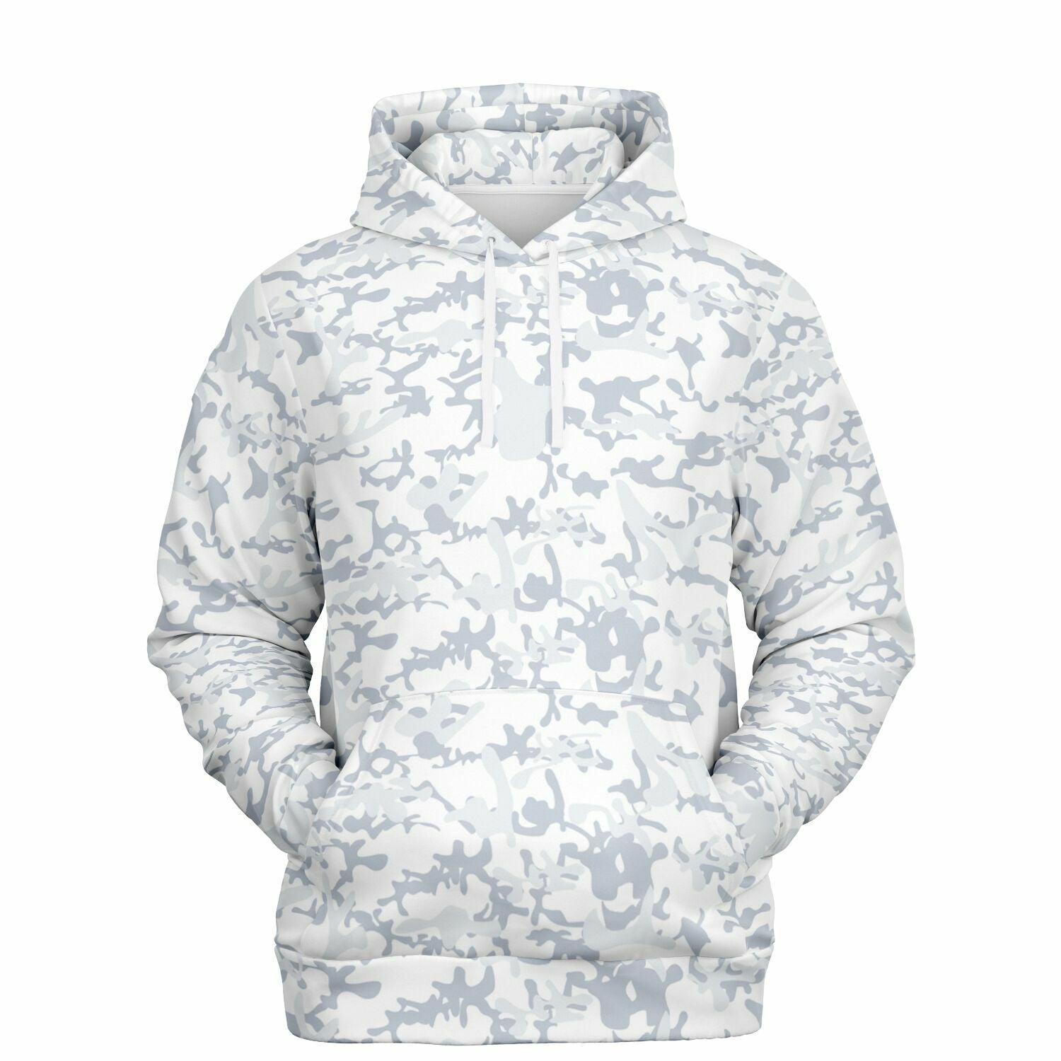White Camo Hoodie | Army Snow Grunge