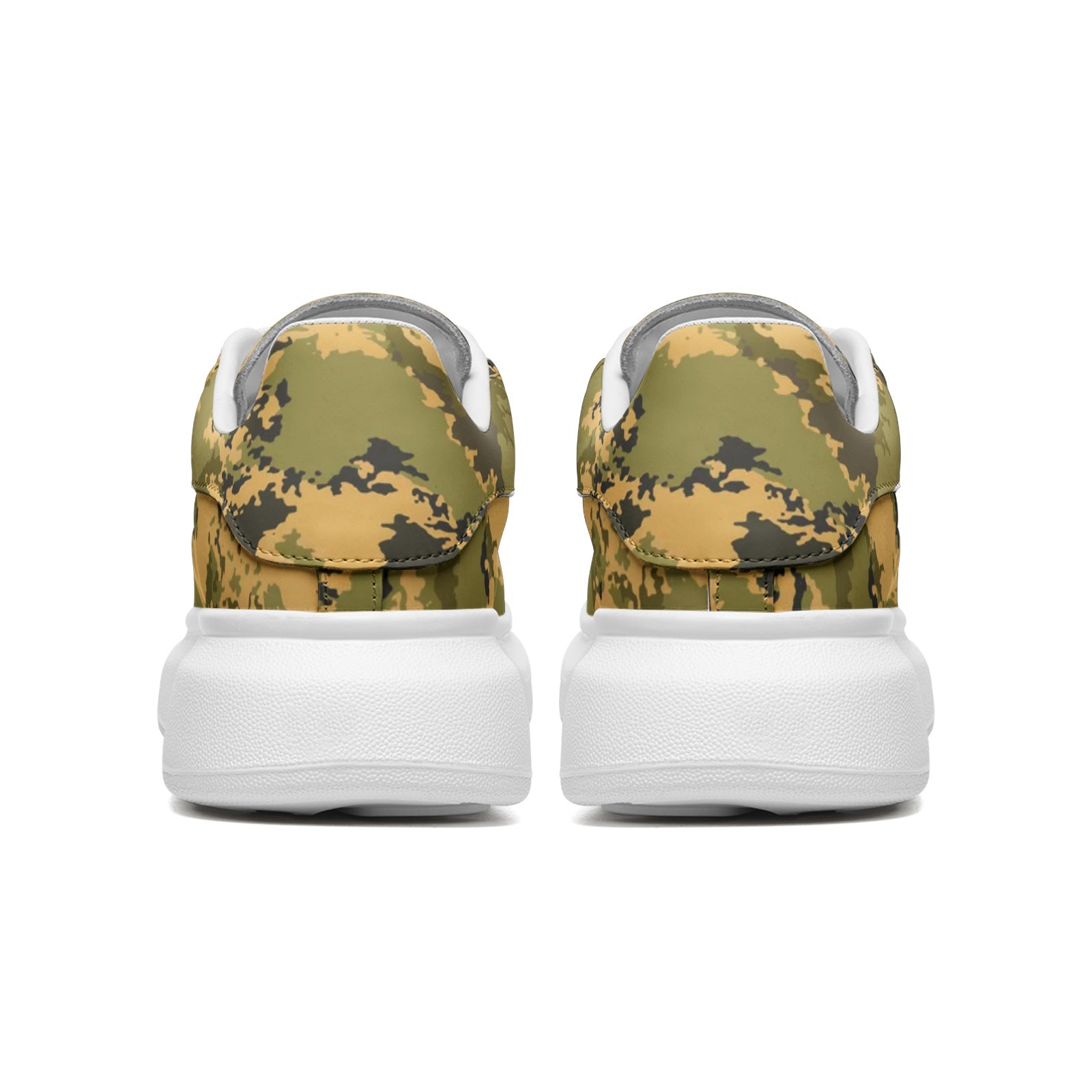 Oversized McQueen Sneakers | Desert Green Camo Camo Colors
