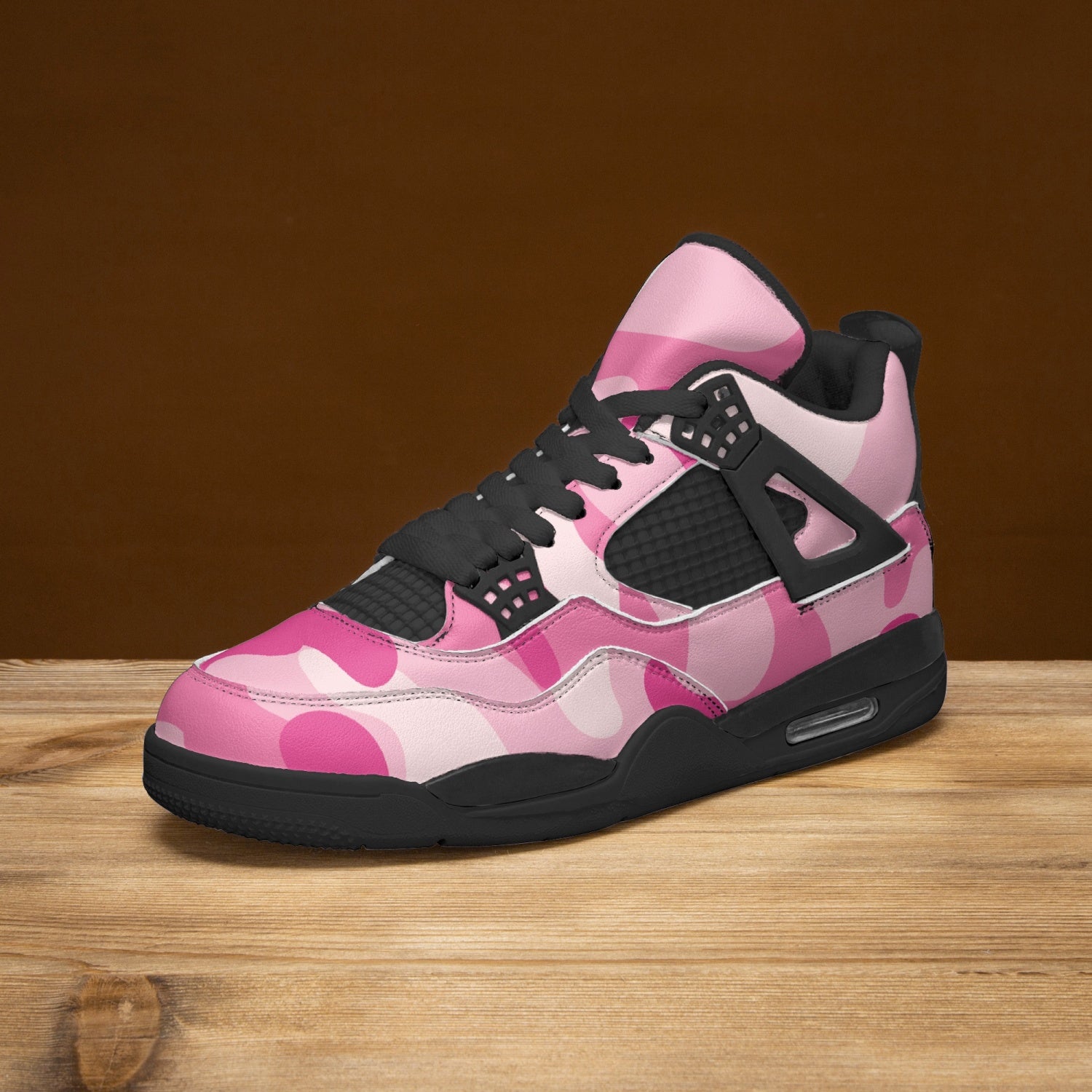 Camo Jordans AJ4 | Lavender Pink Camo Colors