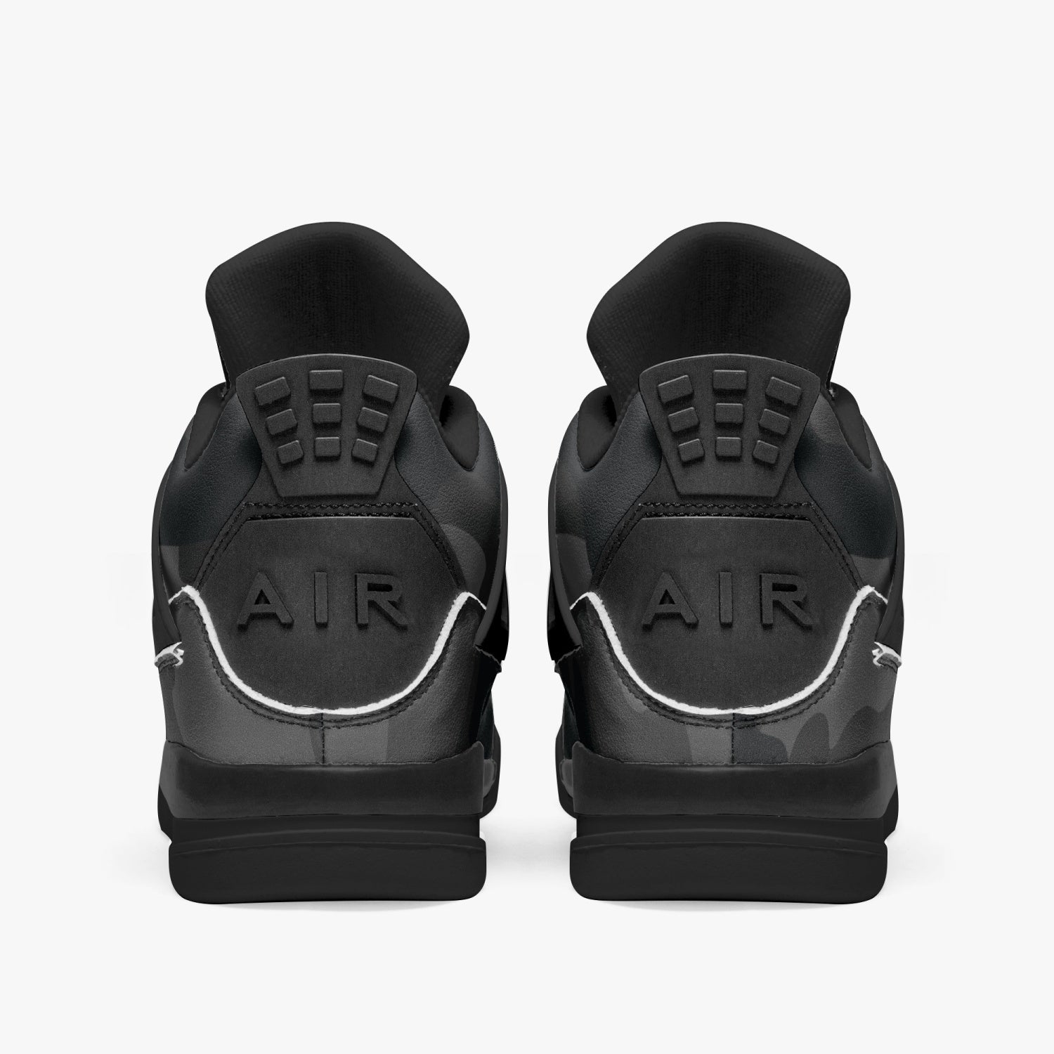 Camo Jordans AJ4 | Black Camo Colors