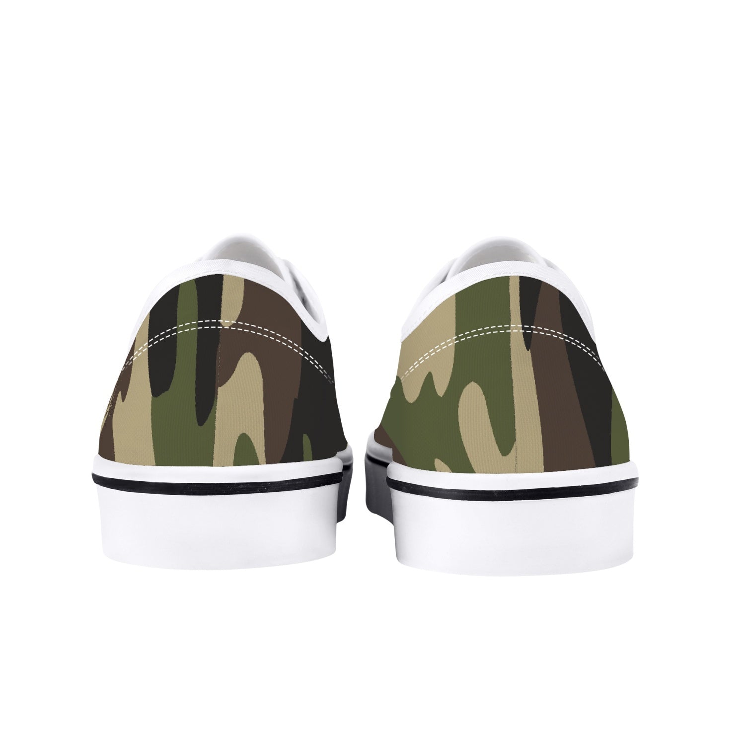 Camo Skate Shoes | Classic Green Camouflage Camo Colors