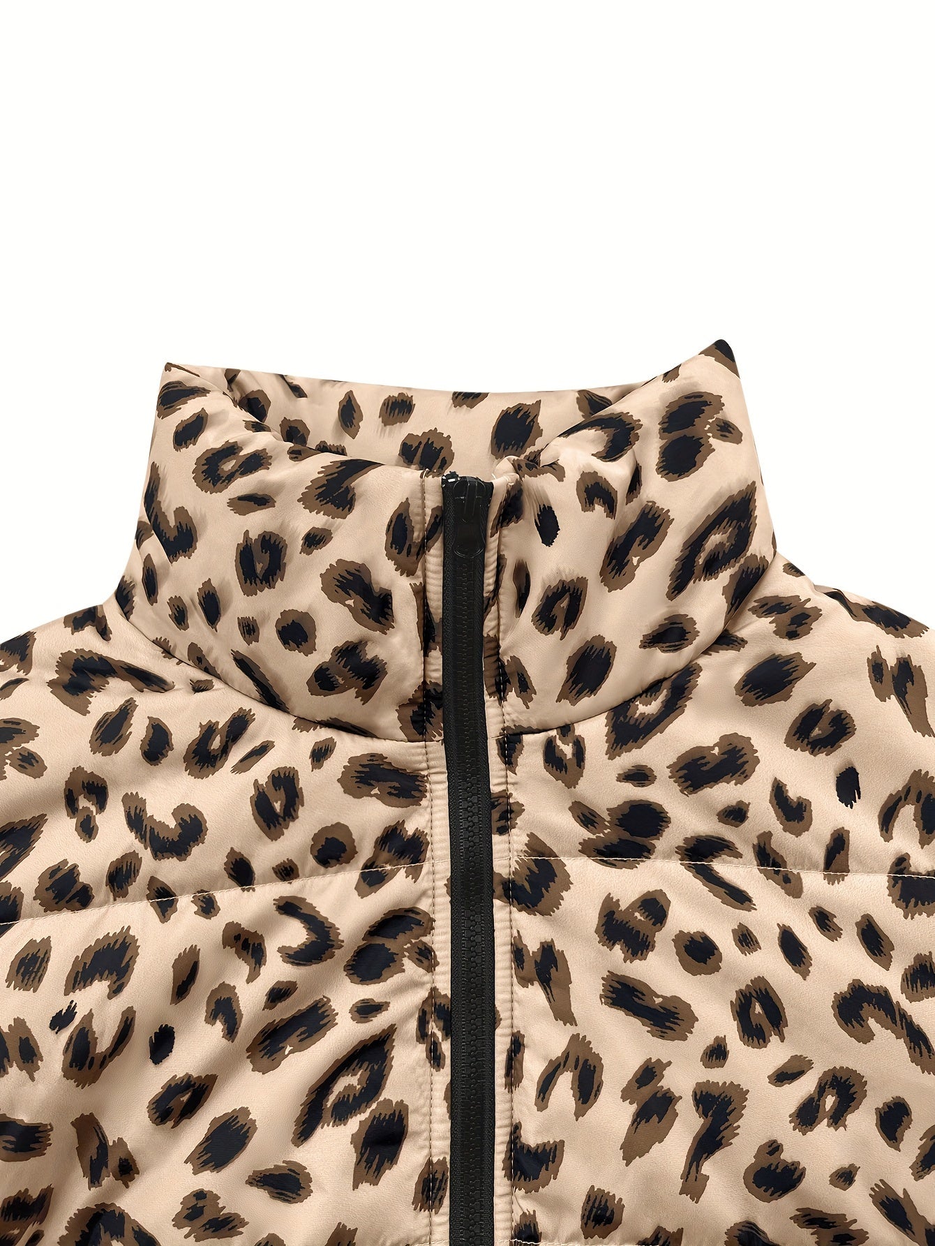 Women’s Leopard Print Zip Pocket Jacket | Camo Colors
