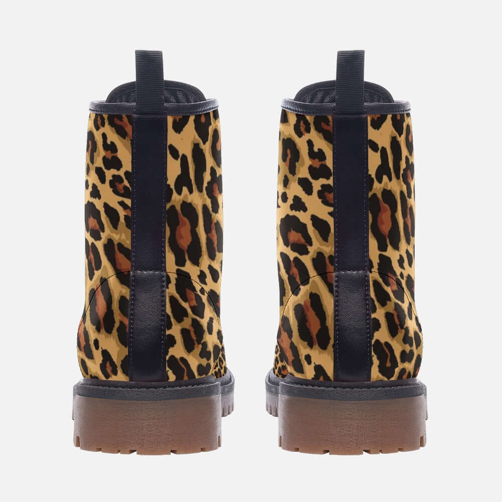 Leopard Boots | Lightweight Leather | Classic Brown & Black Camo Colors