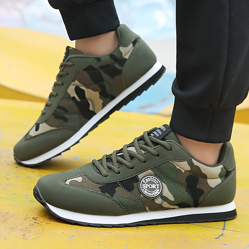 Unisex Camouflage Casual Sneakers – Lightweight, Breathable Camo Colors