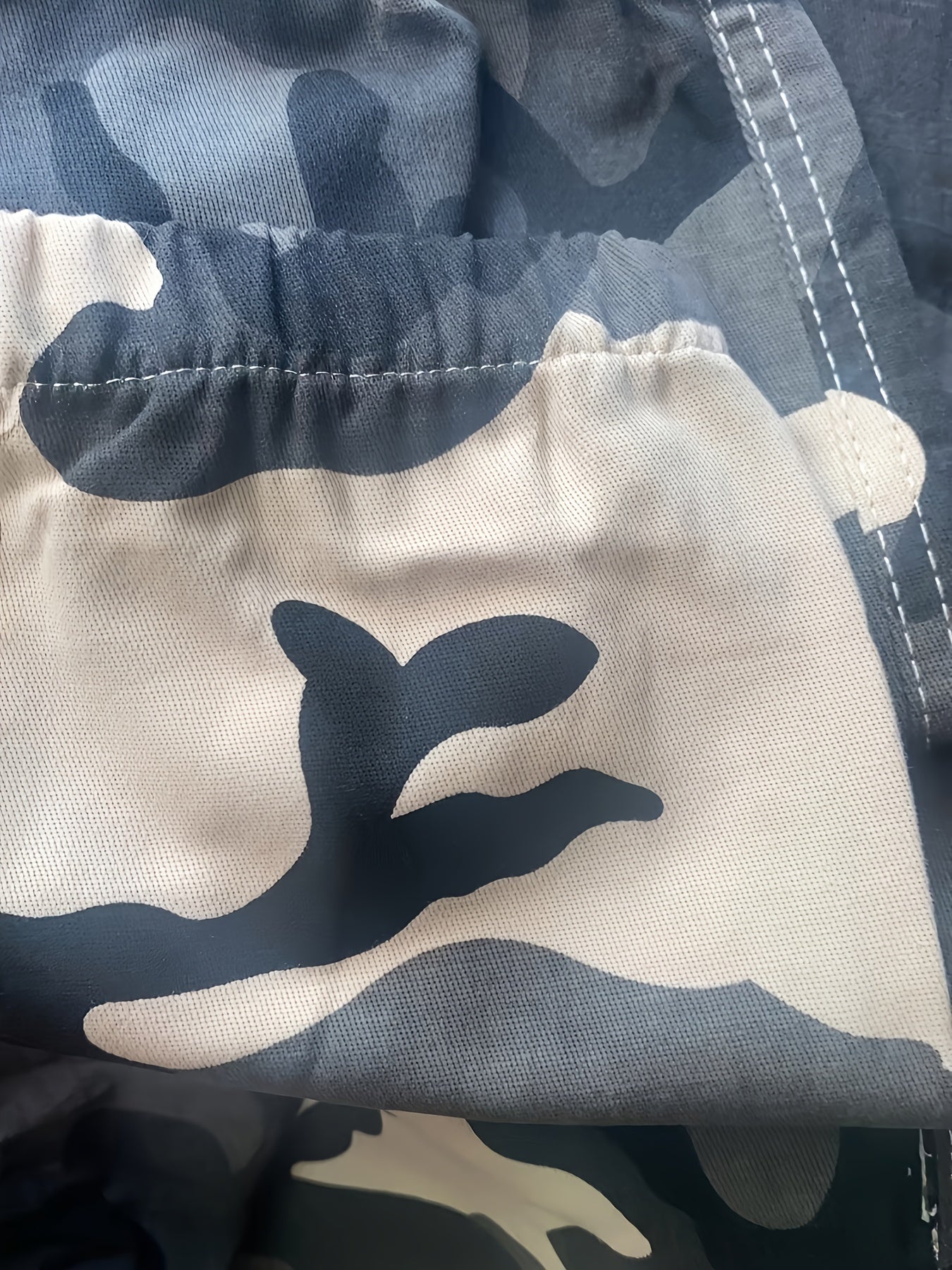 Men's Camo Cargo Cropped Pants With Multi Pockets | Vintage Style Camo Colors