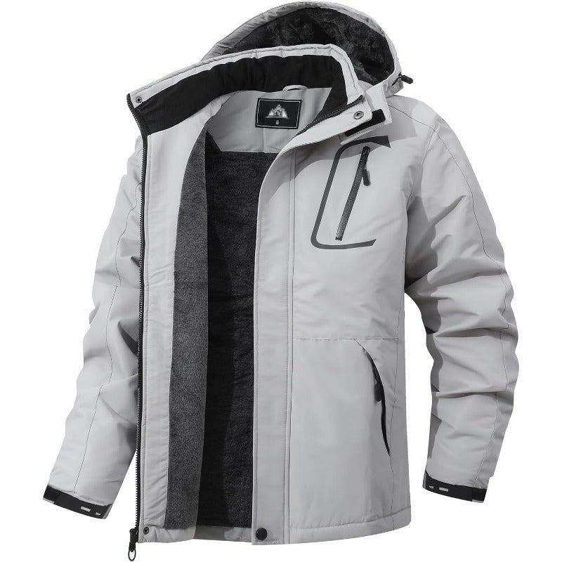 Men's Winter Ski Jacket with Hood | Ultra Warm, Waterproof Camo Colors