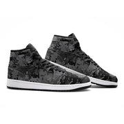 Black Camo Sneakers AJ 1 | Digital Monochrome Dark Gray Camo Colors