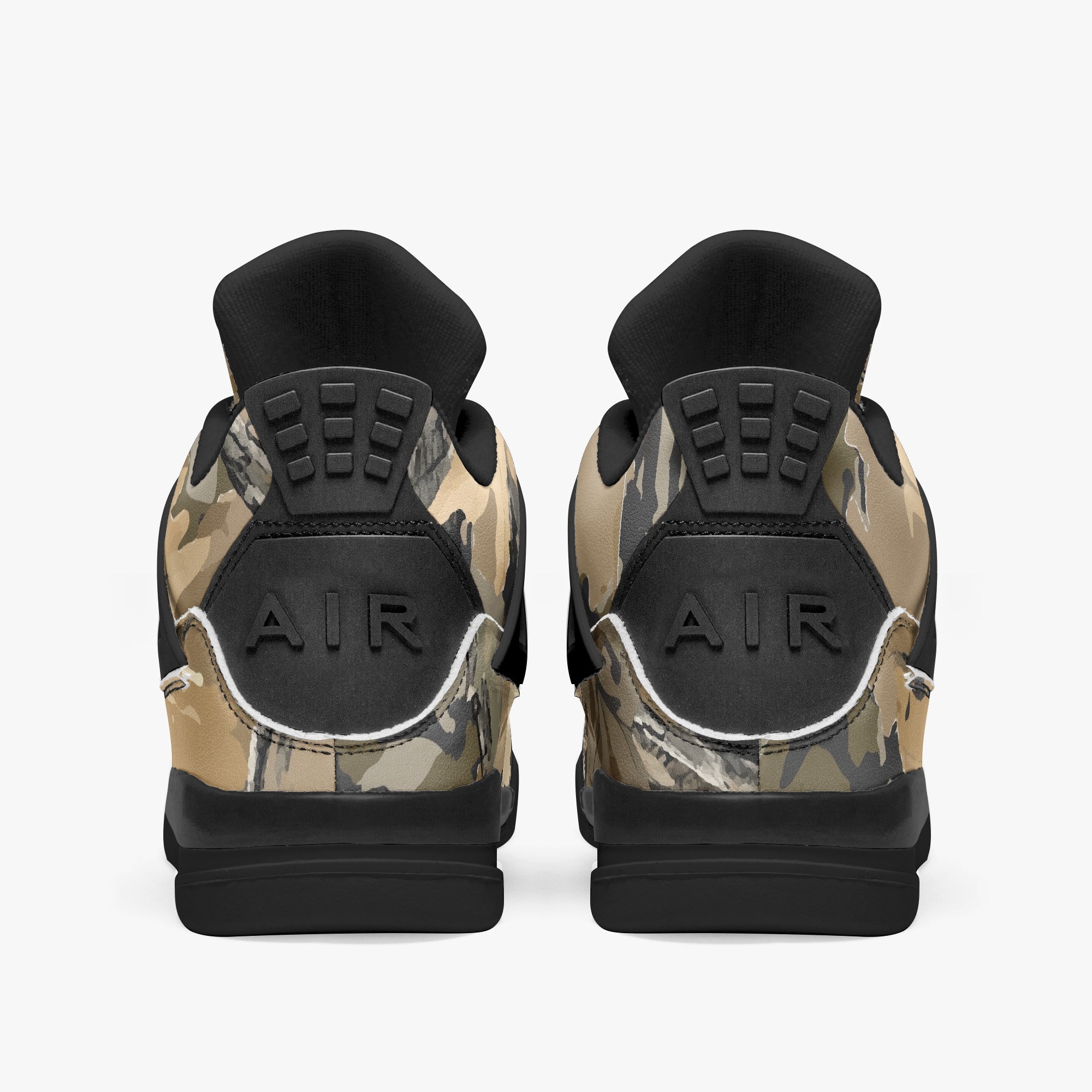 Hunting Sneakers AJ4 | Green Oak Tree Camouflage Camo Colors