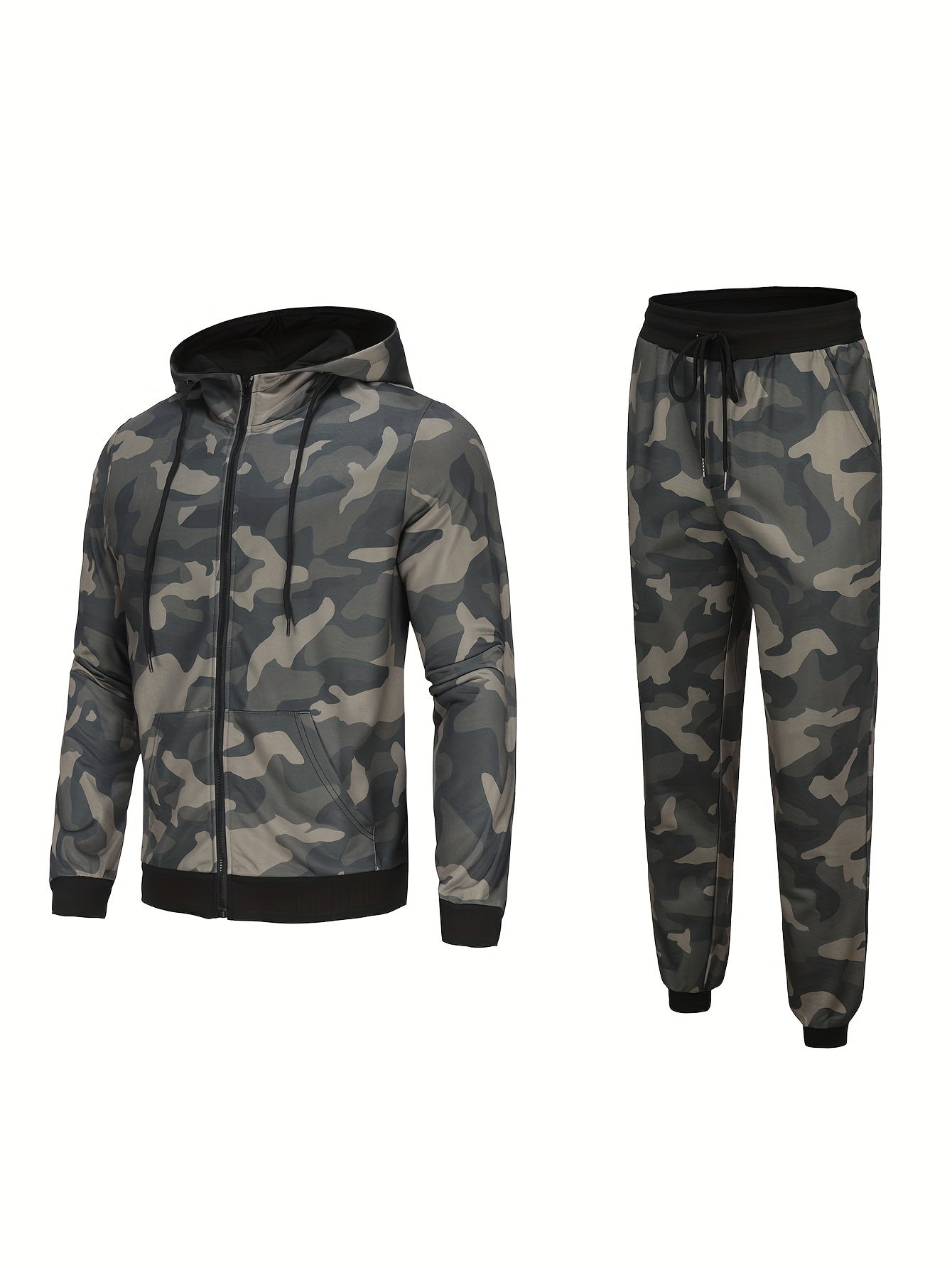 Men's Camo Sports Set | Hoodie and Joggers Camo Colors