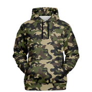 Brown Camo Hoodie | Classic Military Camouflage Camo Colors