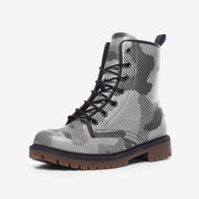 Camo Boots | Leather Camouflage in Digital Gray Camo Colors