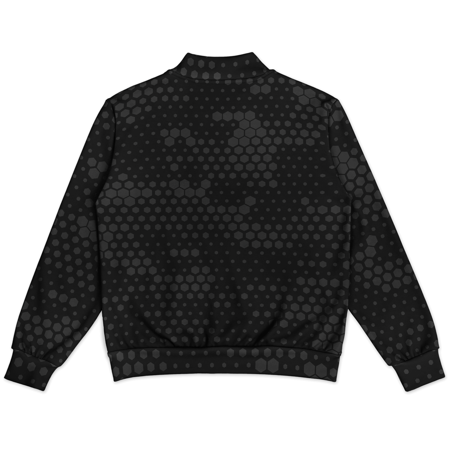 Baseball Jacket in Stylish Black Hive Camouflage Camo Colors