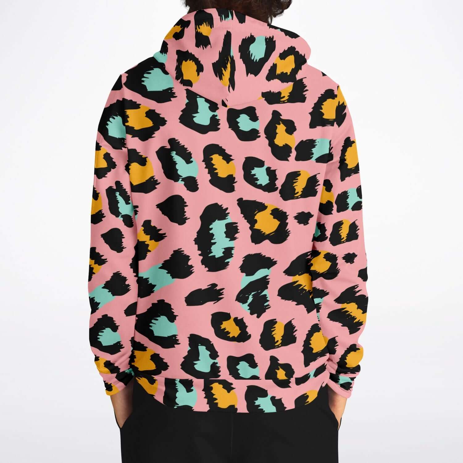 Leopard Print Hoodie | Pink Panther in Black & Yellow | Camo Colors