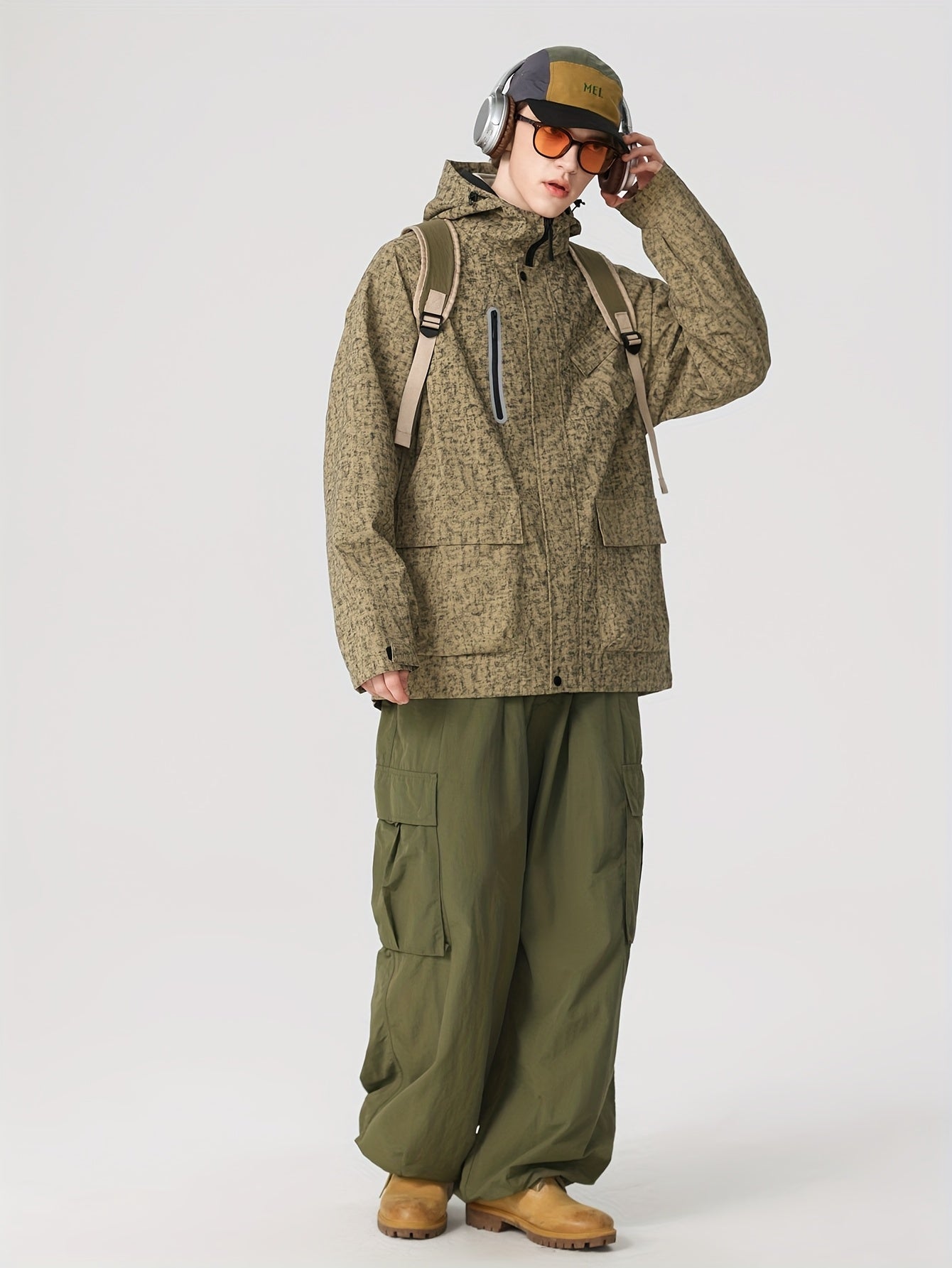 Men's Windproof Hooded Jacket | Casual Camo Outdoor Coat Camo Colors