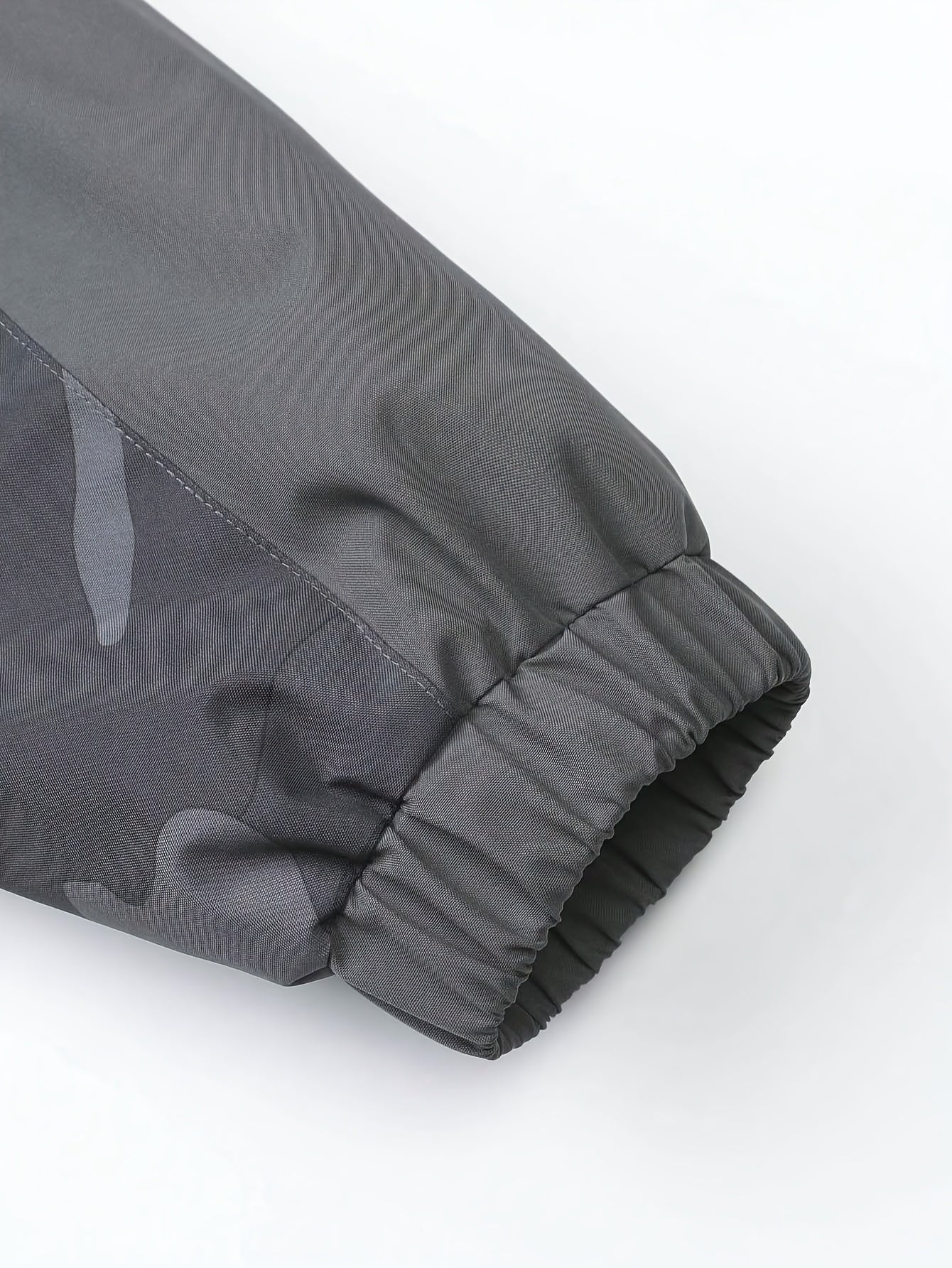 Camo Streetwear Jacket | Men's Hooded Polyester Zip-Up Design Camo Colors