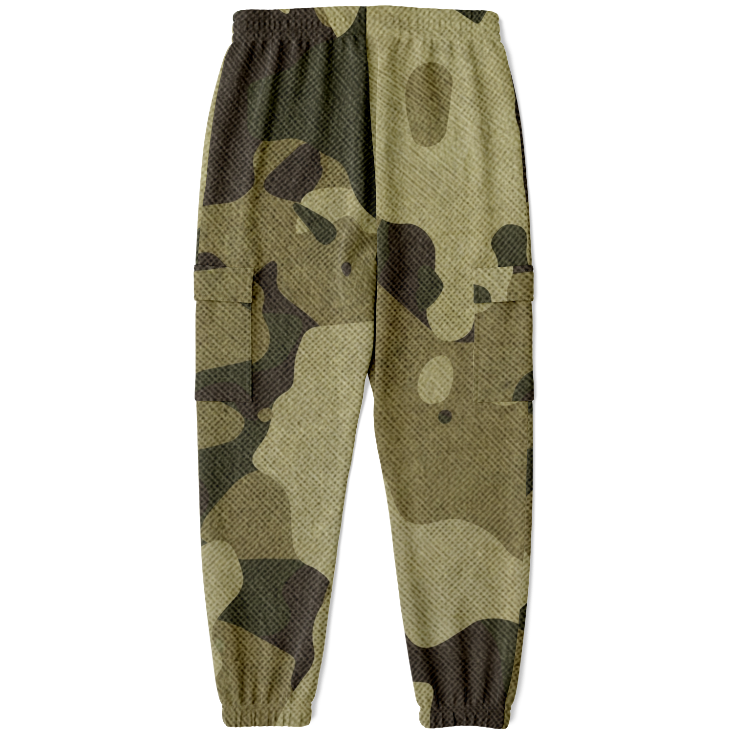 Camo Cargo Pants | Unisex | Green Fabric Camouflage Camo Colors