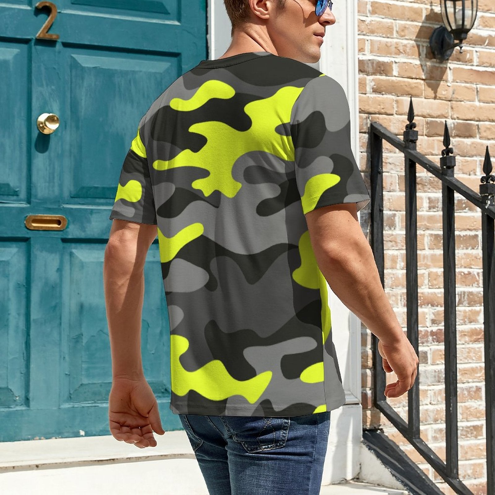 Camo Shirt | Black, Gray, and Yellow T Camo Colors