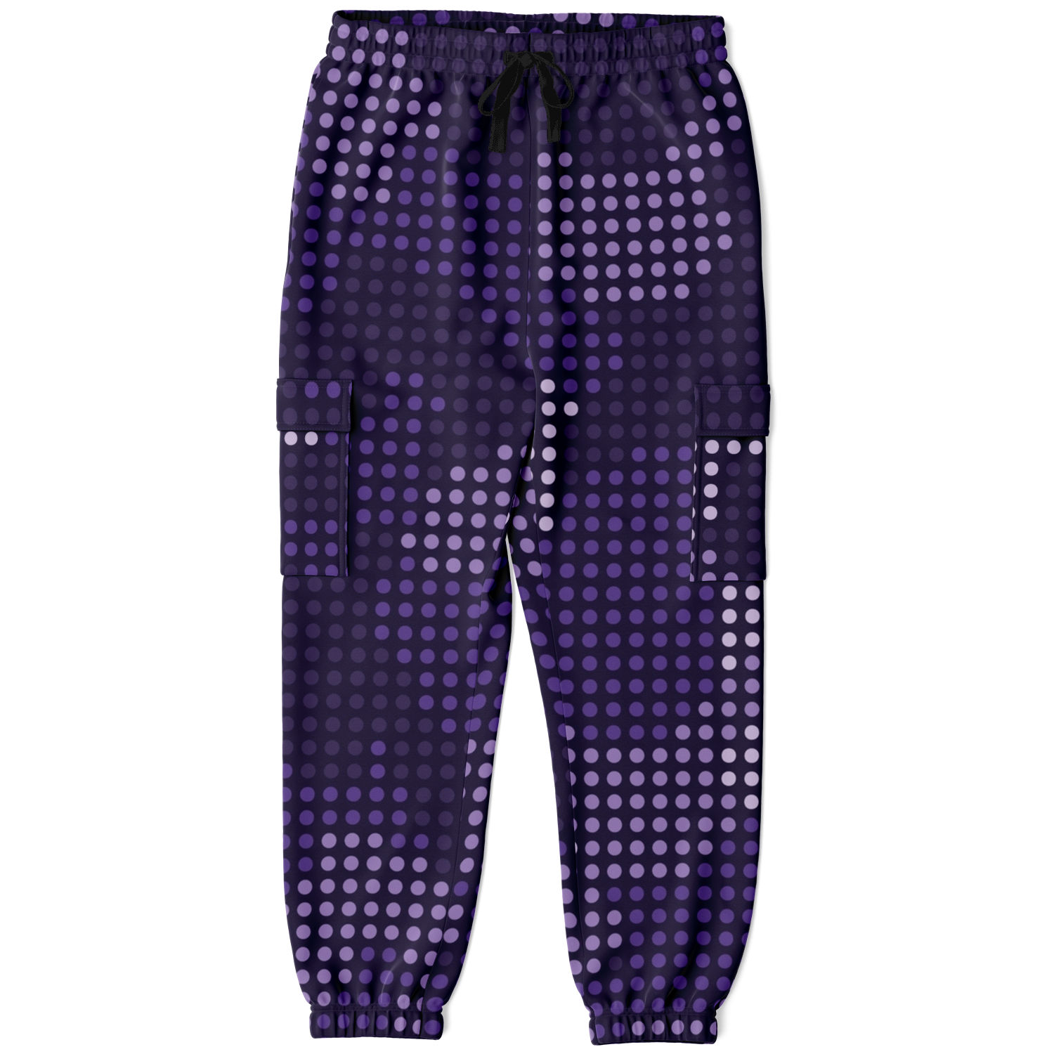 Camo Cargo Pants | Unisex | Blue LED Screen Camouflage Camo Colors