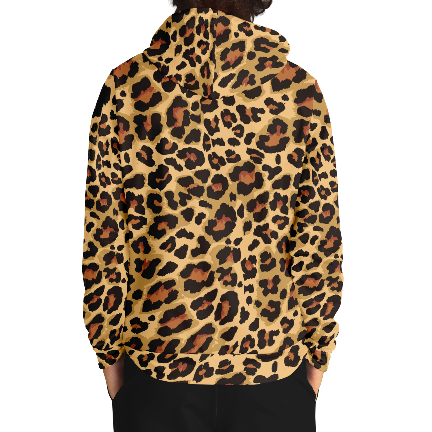 Leopard Hoodie | Classic Brown and Black Pattern | Unisex Camo Colors