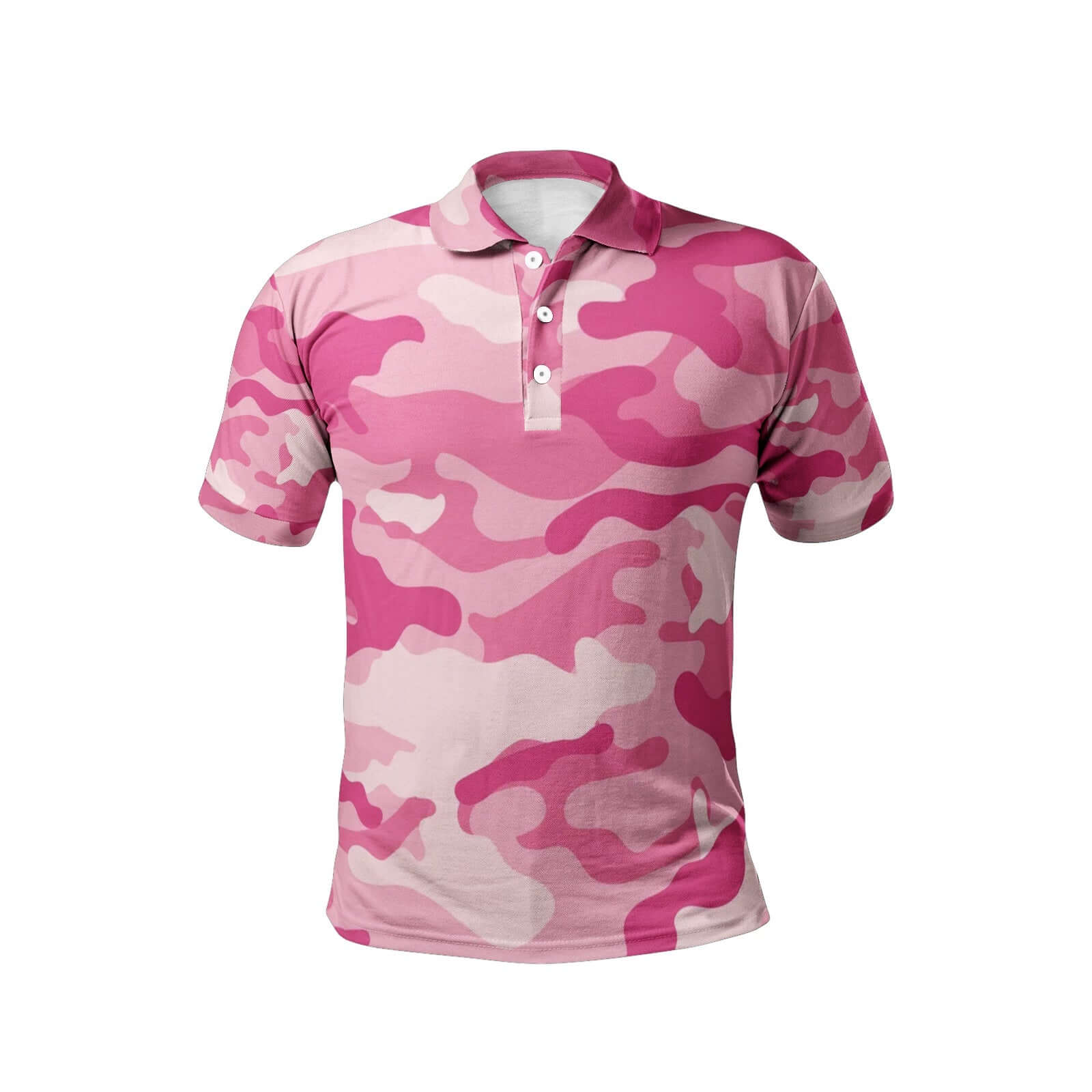 Camo Golf Shirt | Lavender Pink Camo Colors
