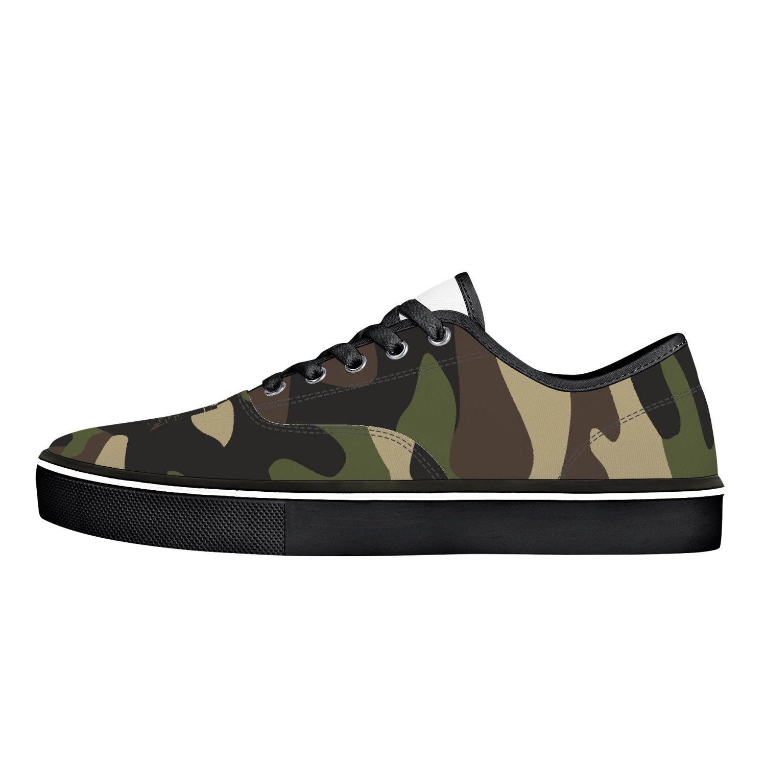 Camo Skate Shoes | Classic Green Camouflage Camo Colors