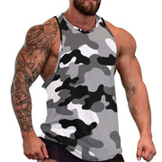 Camo Tank Top | Black, White & Gray Camouflage Camo Colors