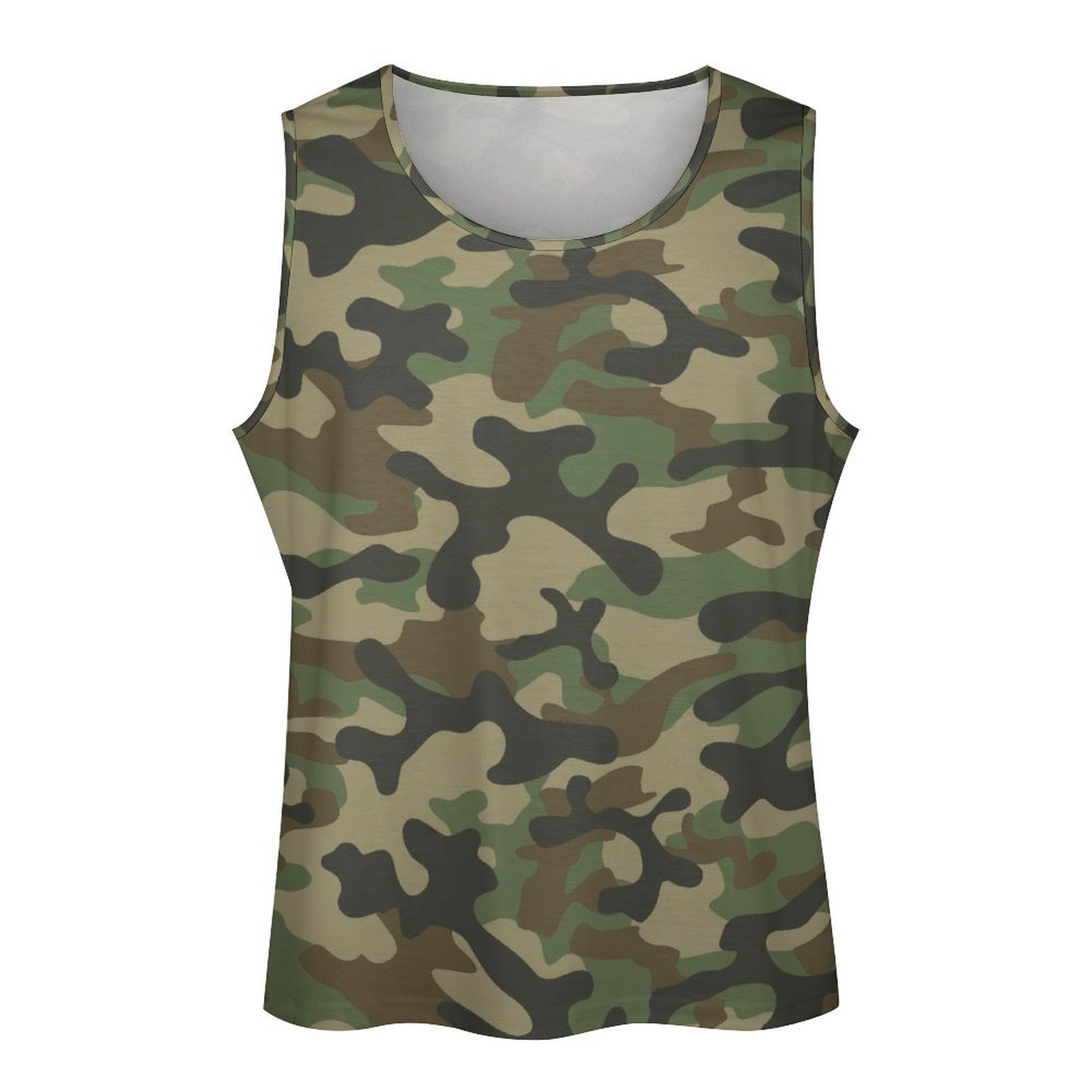 Camo Tank Top | Military Brown Camouflage Camo Colors