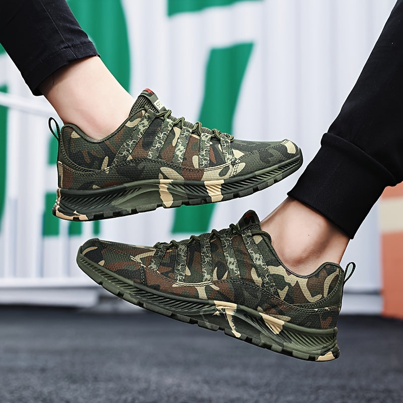 Camo Mesh Breathable Sneakers – Perfect for Running, Hiking Camo Colors