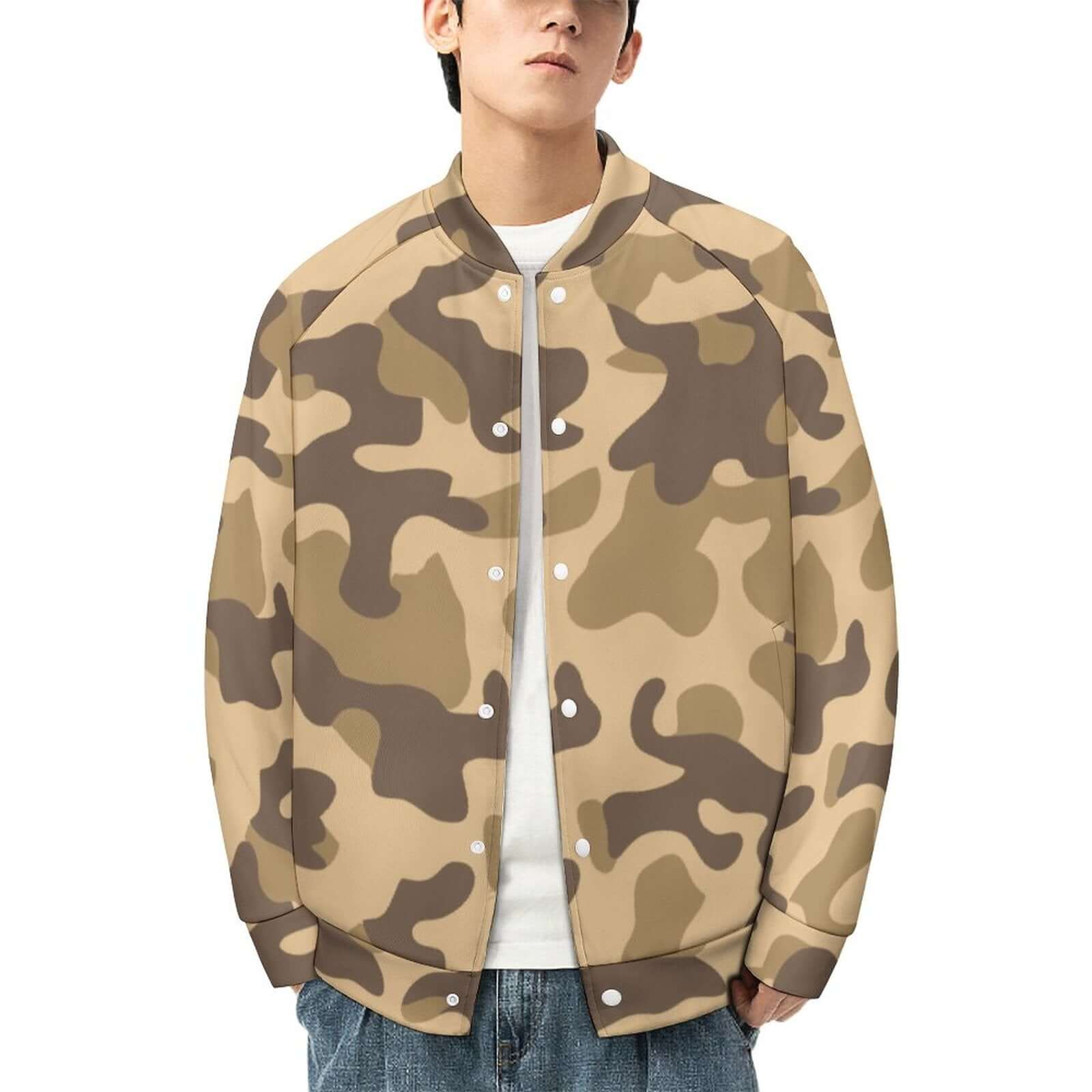 Men's Camo Jacket | Khaki Camouflage Camo Colors