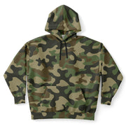Plus-size Camo Hoodie in Military Brown Camouflage Print | Camo Colors