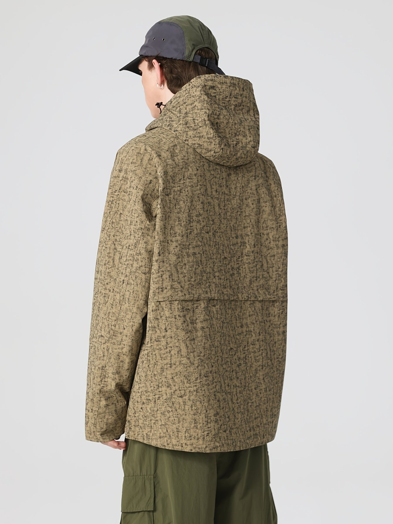 Men's Windproof Hooded Jacket | Casual Camo Outdoor Coat Camo Colors