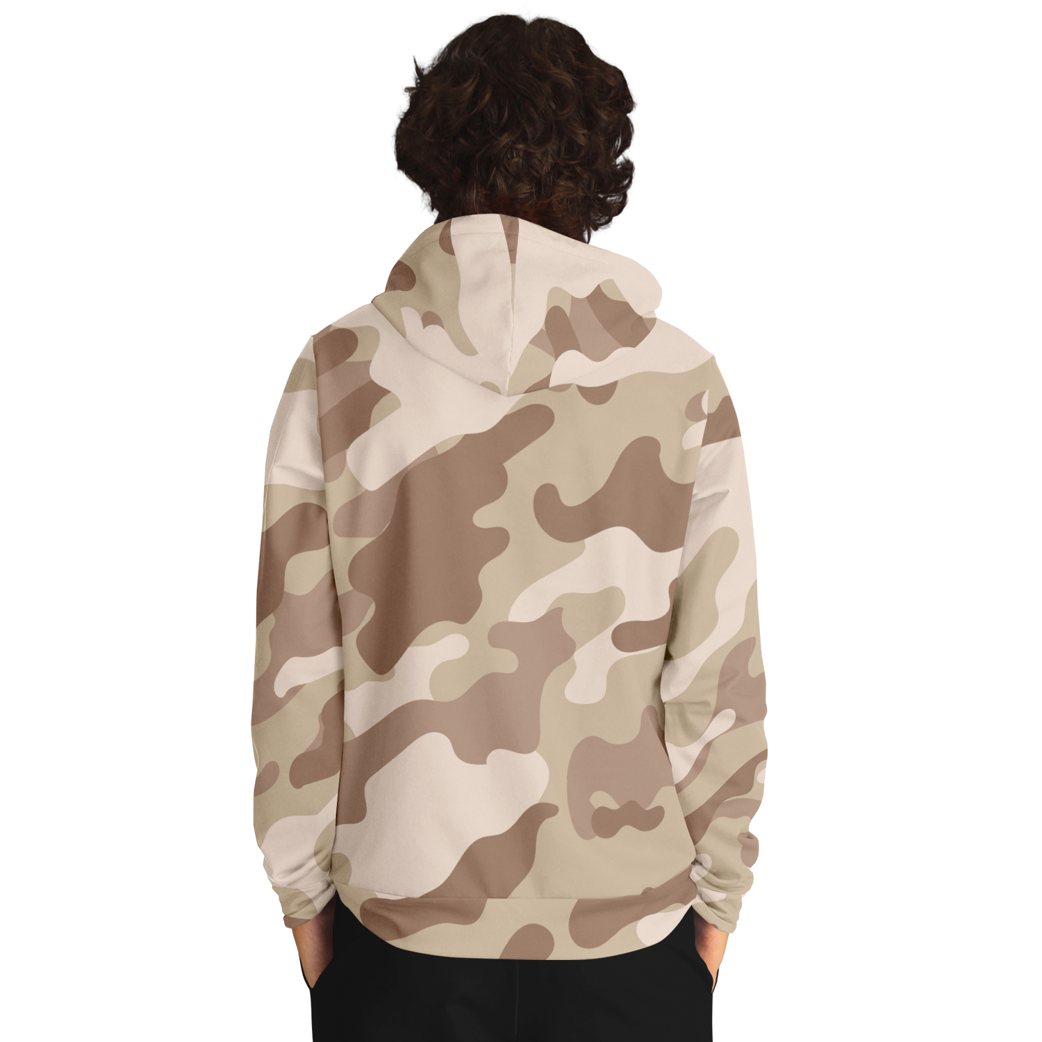 Camo Hoodie | Brown Desert Pullover Camo Colors