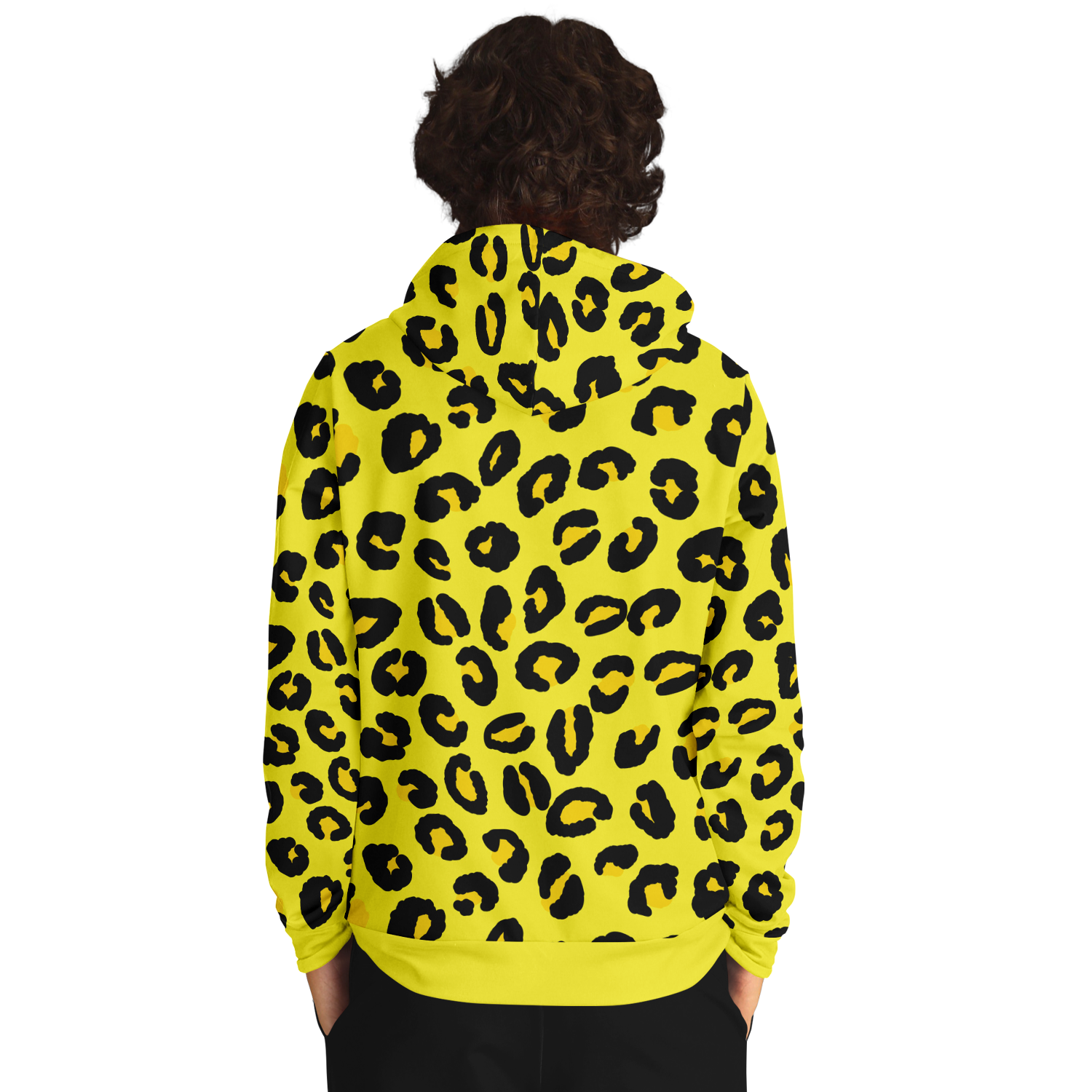 Leopard Hoodie | Black and Yellow Pattern | Unisex Camo Colors
