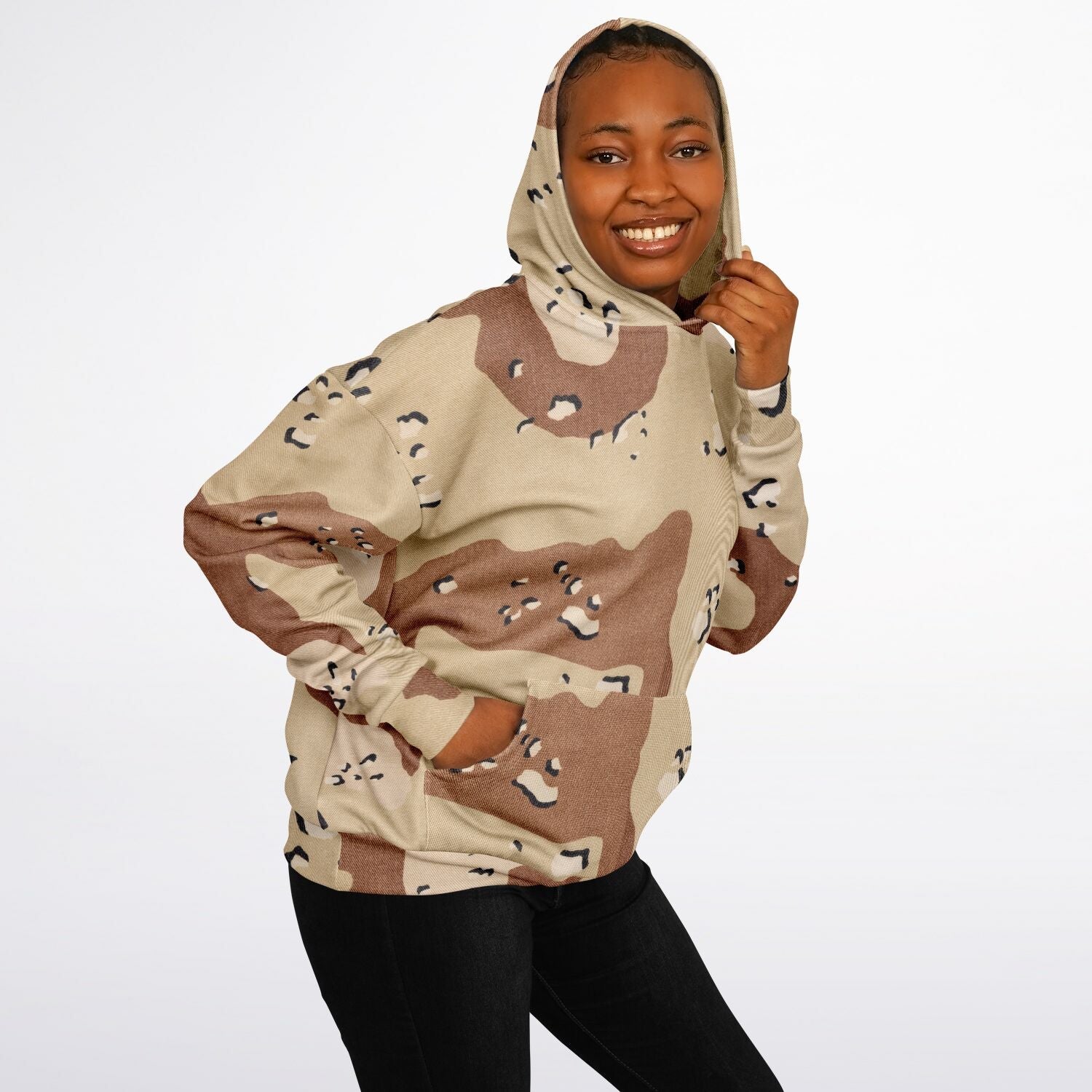 Oversized Camo Hoodie | Marines Desert Brown Style | Camo Colors