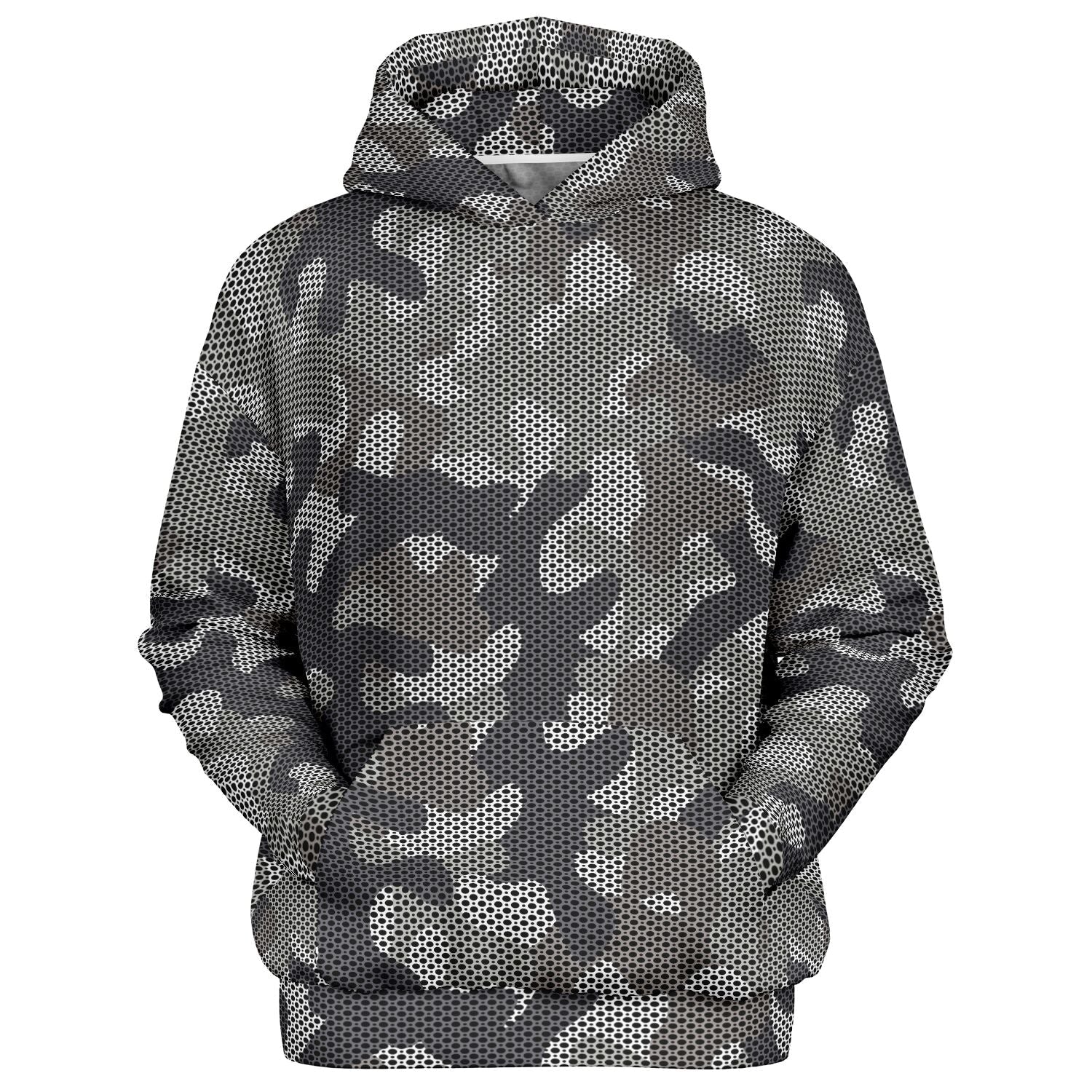 Oversized Hoodie | Masking Mesh Urban Camouflage | Camo Colors