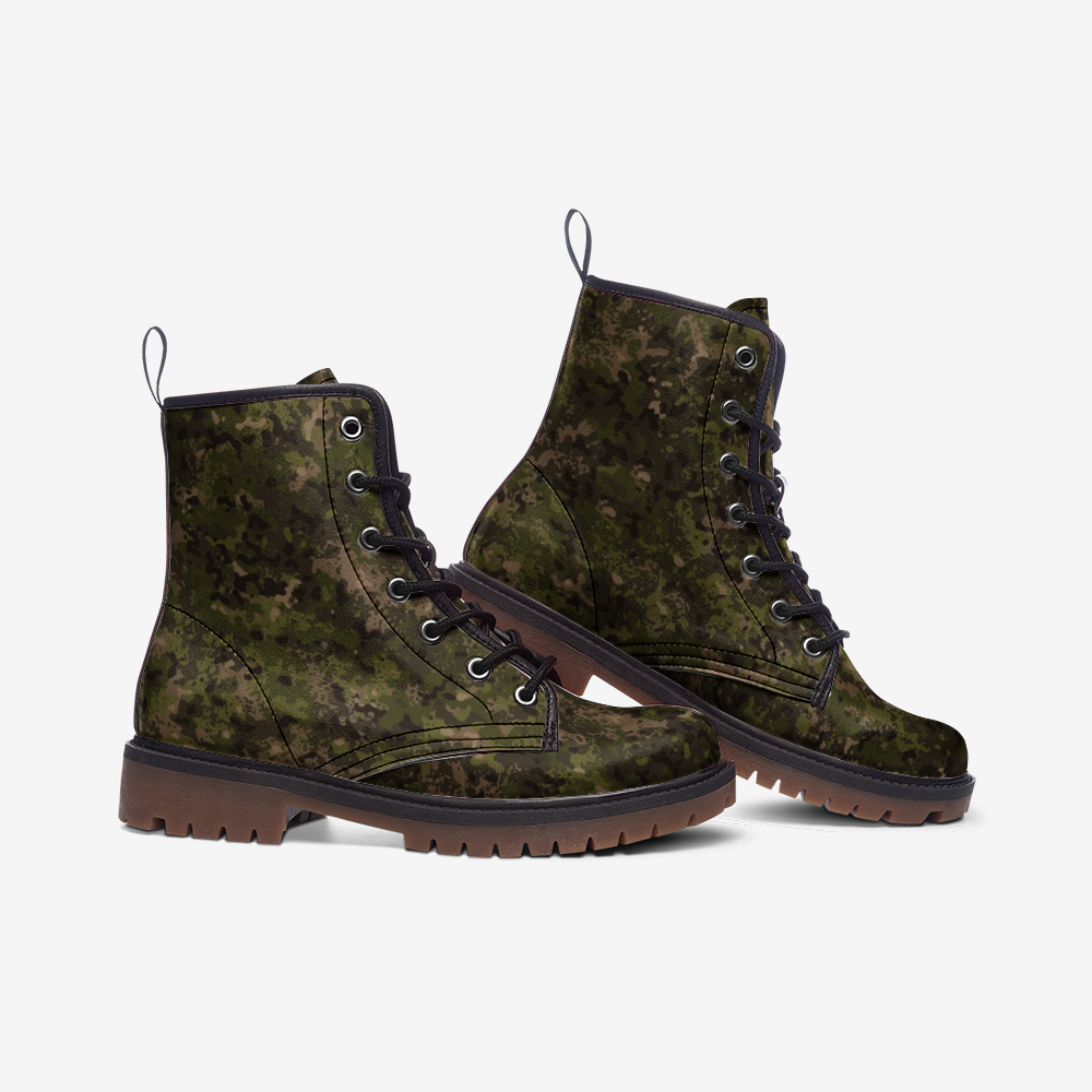 Hunting Brown Camo Boots | Lightweight Leather Camo Colors