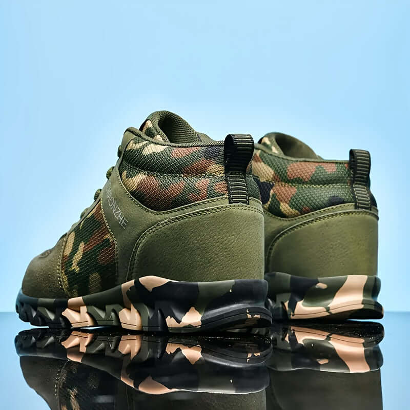 Women's Breathable Mesh Camo Sneakers with Hidden Height Boost Camo Colors