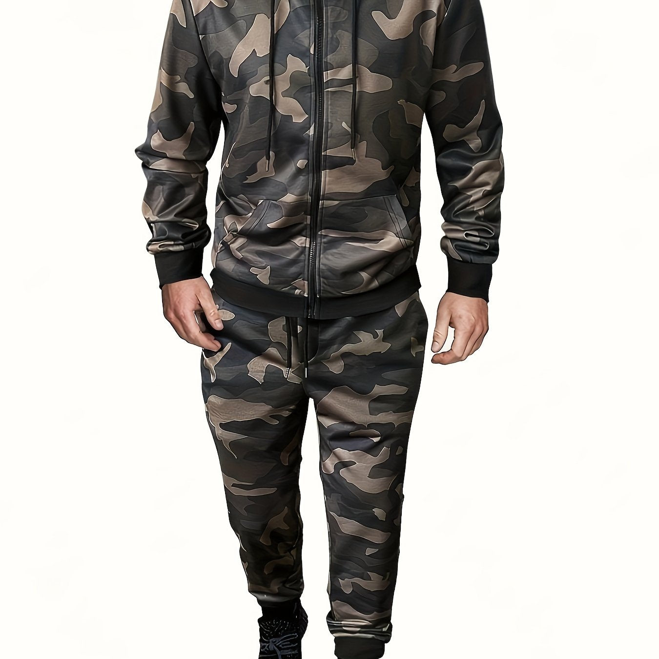 Men's Camo Sports Set | Hoodie and Joggers Camo Colors