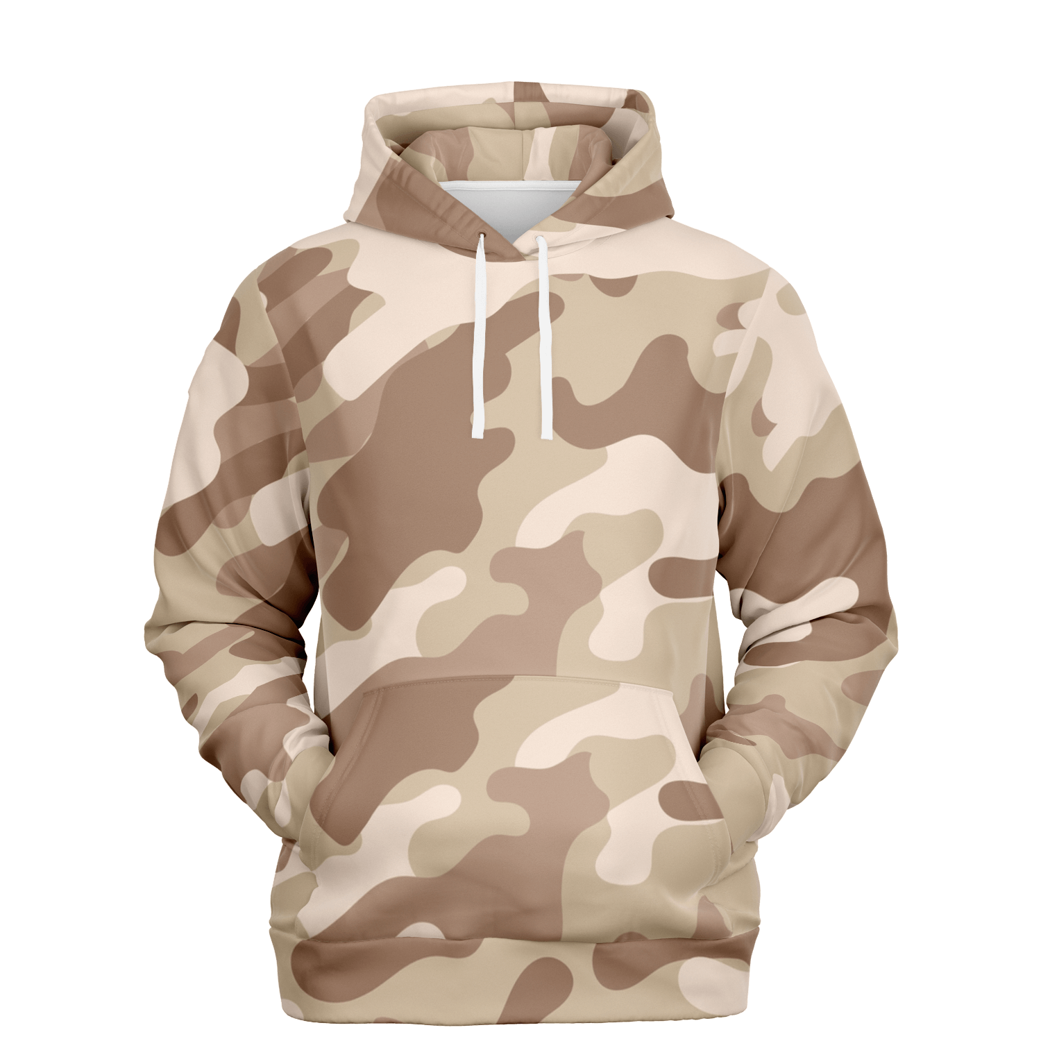 Camo Hoodie | Brown Desert Pullover Camo Colors