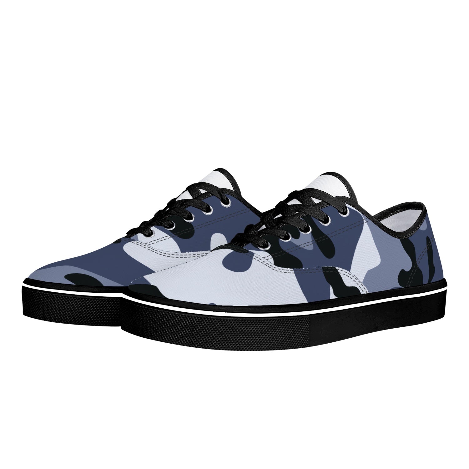 Camo Skate Shoes | Light Blue Camouflage Camo Colors