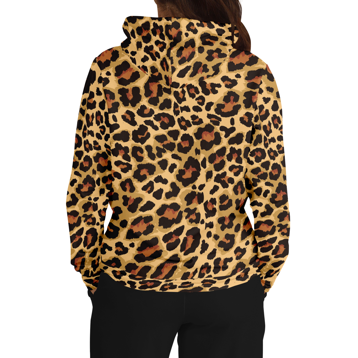 Leopard Hoodie | Classic Brown and Black Pattern | Unisex Camo Colors