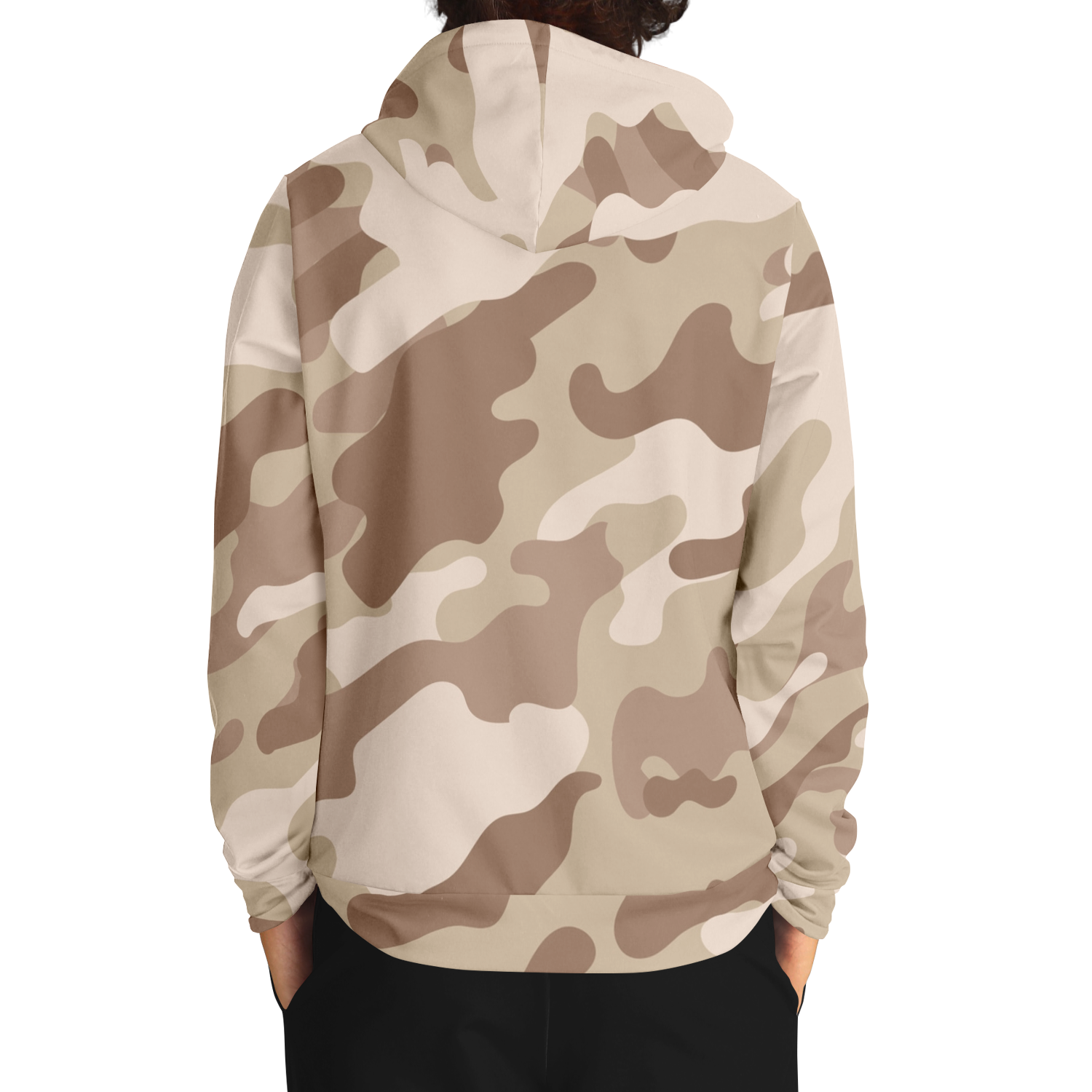 Camo Hoodie | Brown Desert Pullover Camo Colors