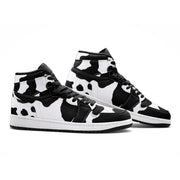 Camo Sneakers AJ 1 | High-Top | Black and White Camouflage Camo Colors