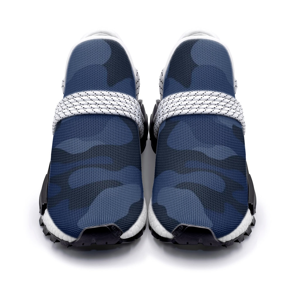 Lightweight Camo Sneakers | Deep Blue Camouflage Camo Colors