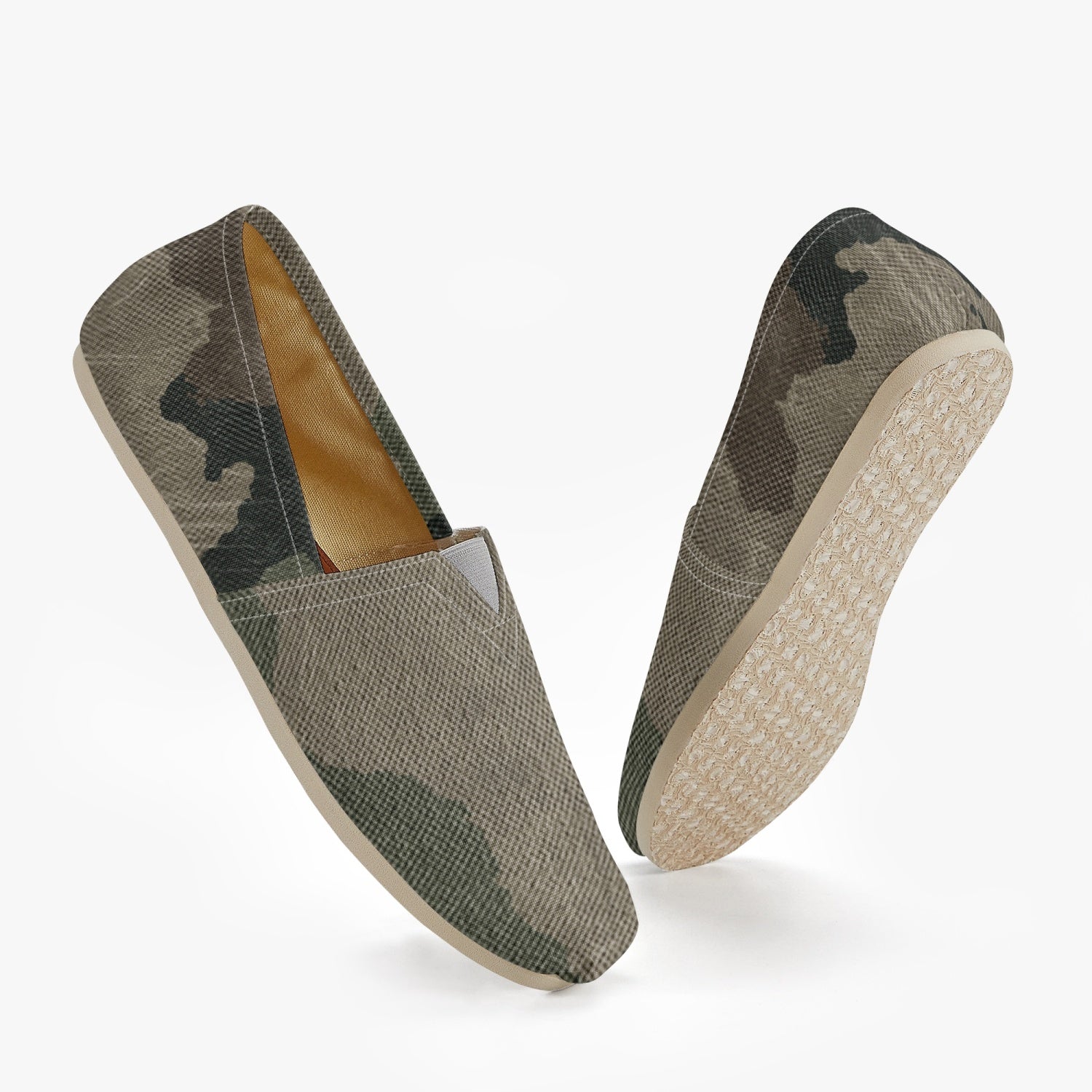 Camo Toms | Dirty Brown Camouflage Canvas Shoes Camo Colors