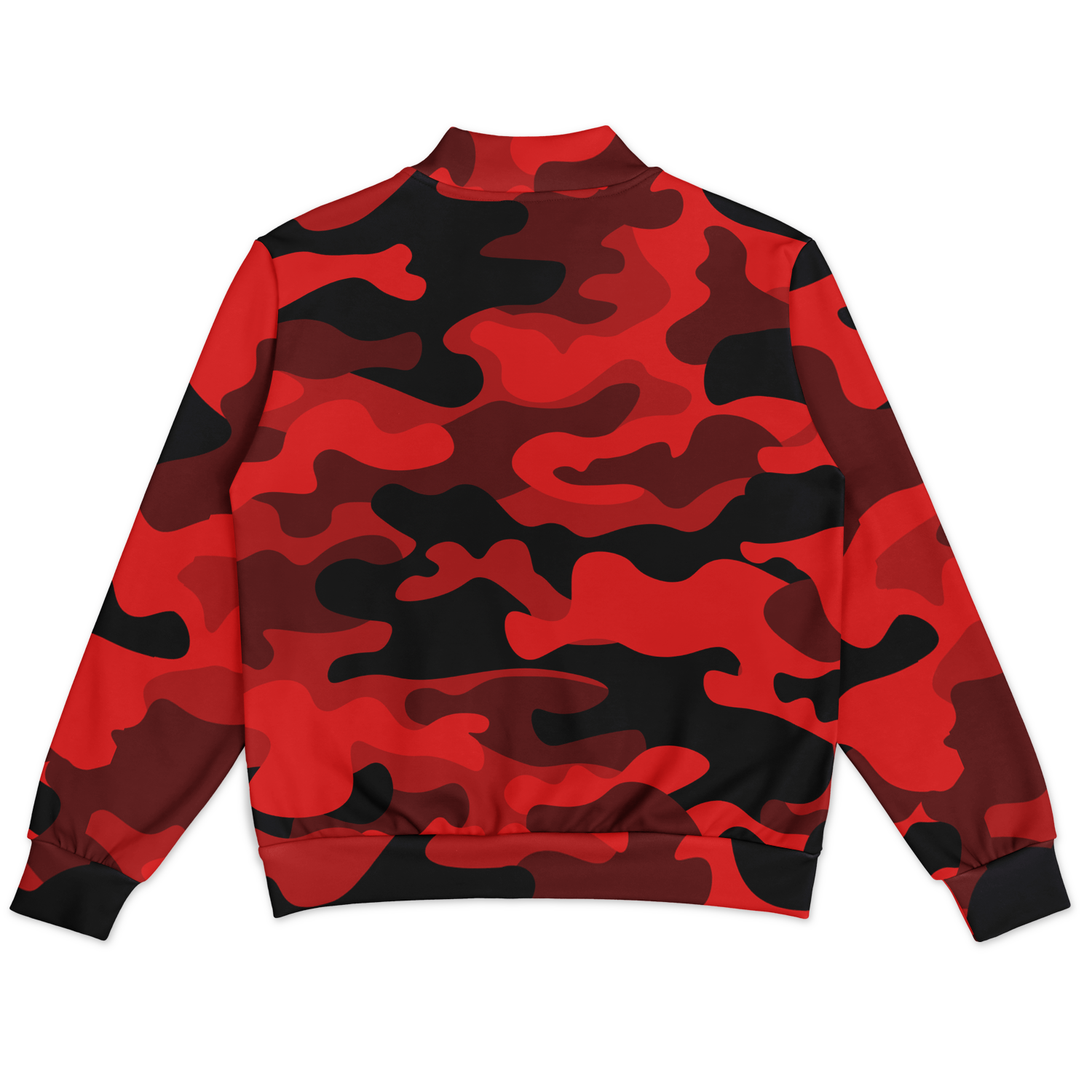 Red Camo Baseball Jacket | Premium, Heavyweight Coat Camo Colors