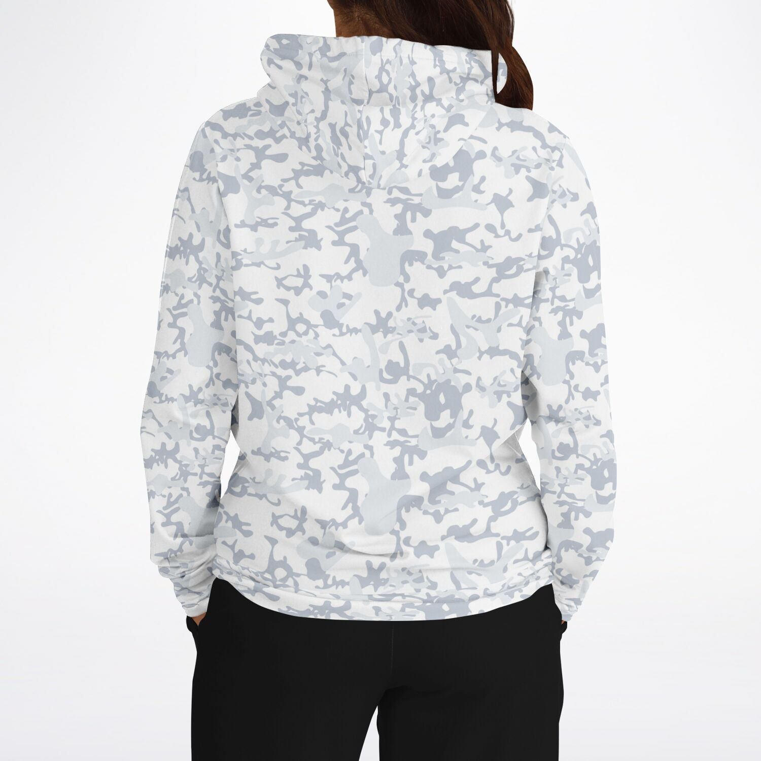 White Camo Hoodie | Army Snow Grunge