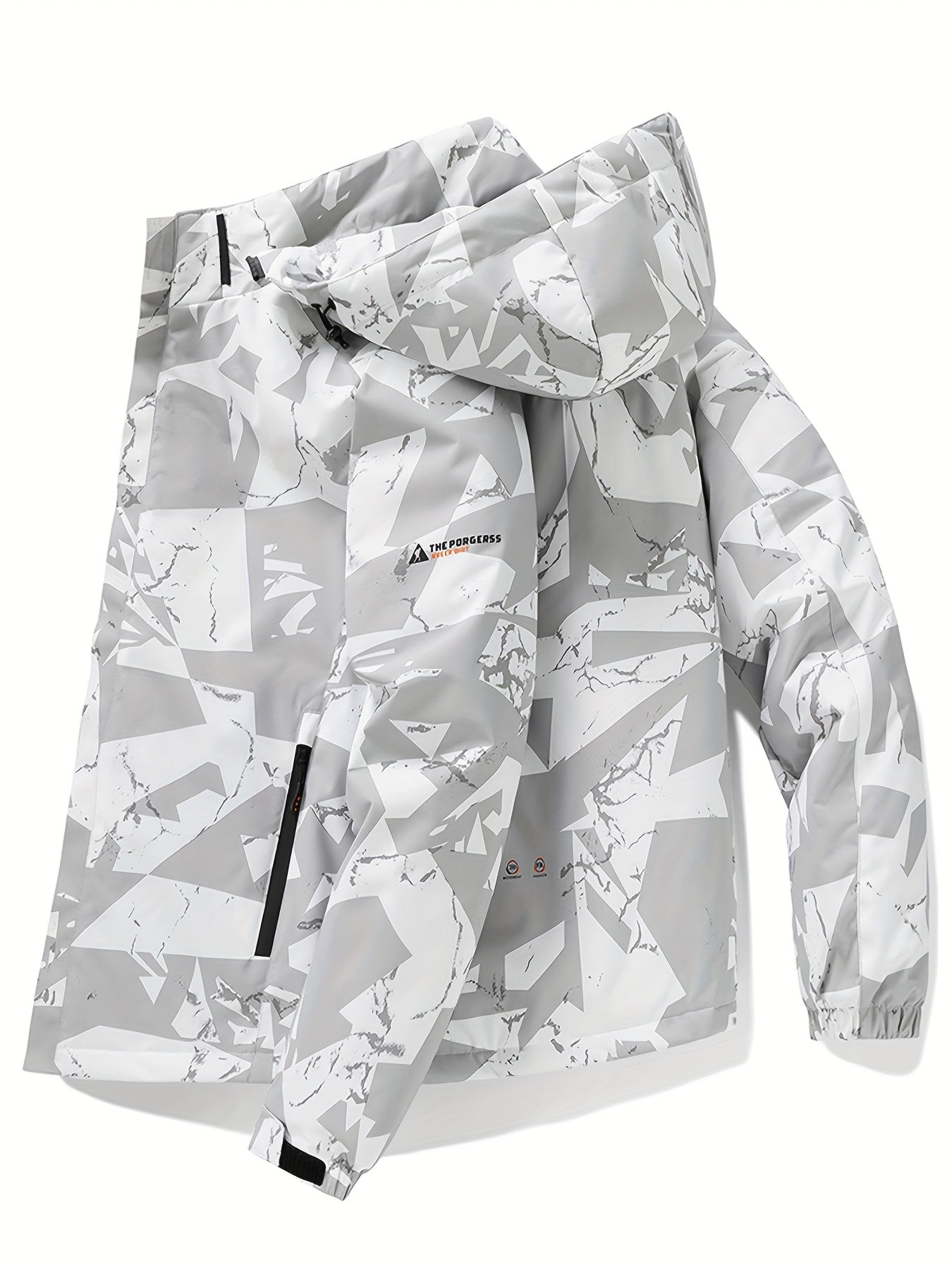Men's Winter Padded Coat: Warm Jacket with Detachable Hood & Pockets Camo Colors