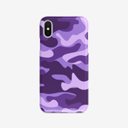 Camo Phone Case | iPhone | Purple & Blue Camo Colors